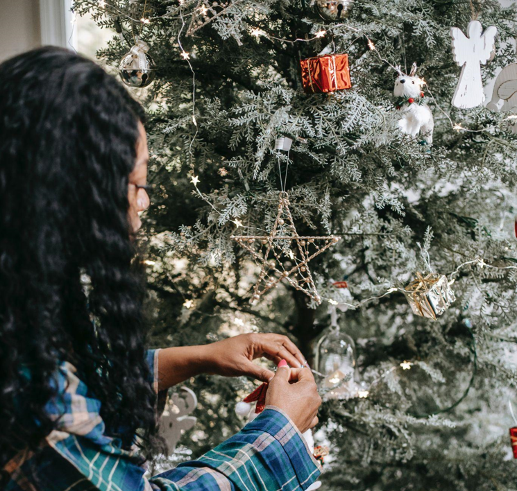 How a Flocked Christmas Tree Can Elevate Your Holiday Wedding or Photoshoot